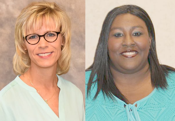 SGTC’s Julie Partain and Eulish Kinchens accept new positions.