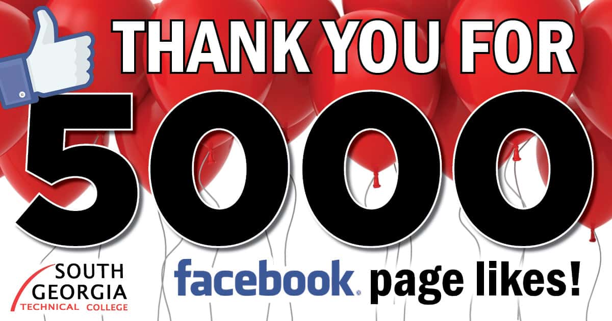 Graphic that reads "Thank you for 5000"