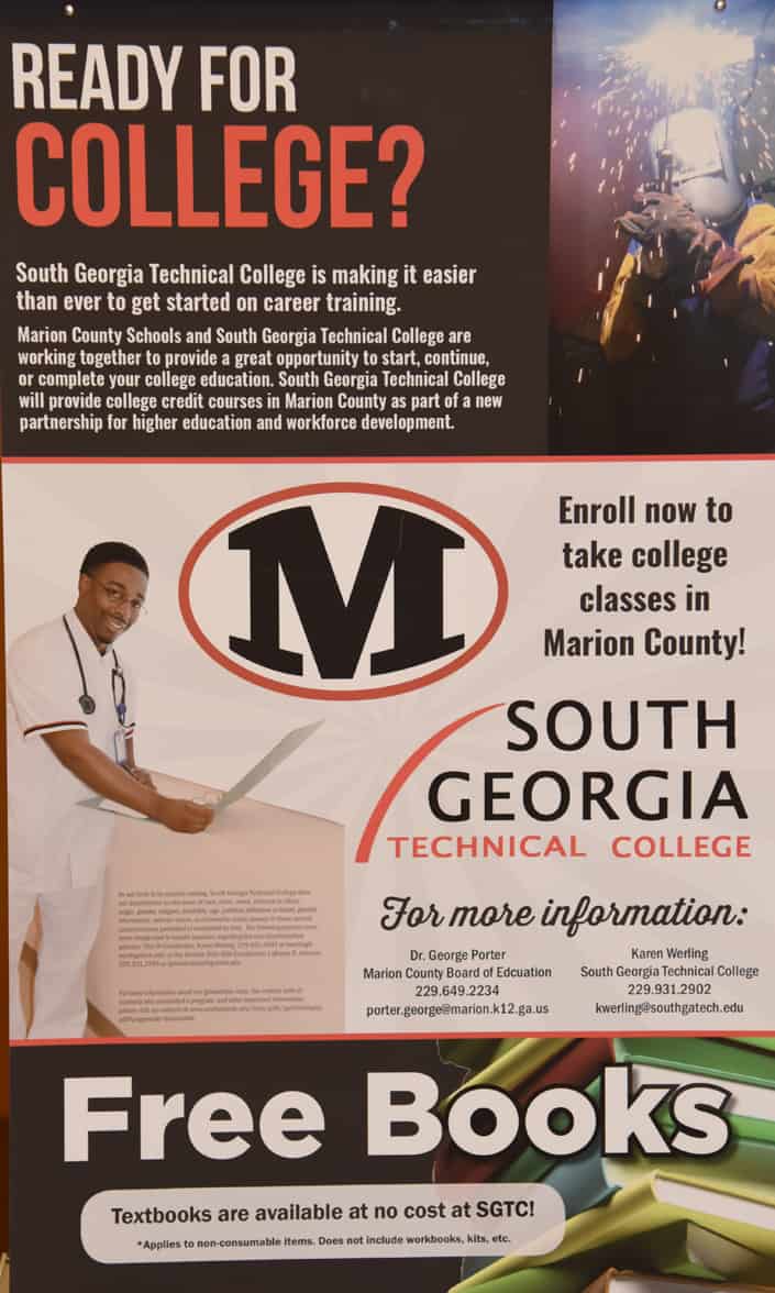Flyer for classes offered in Marion County