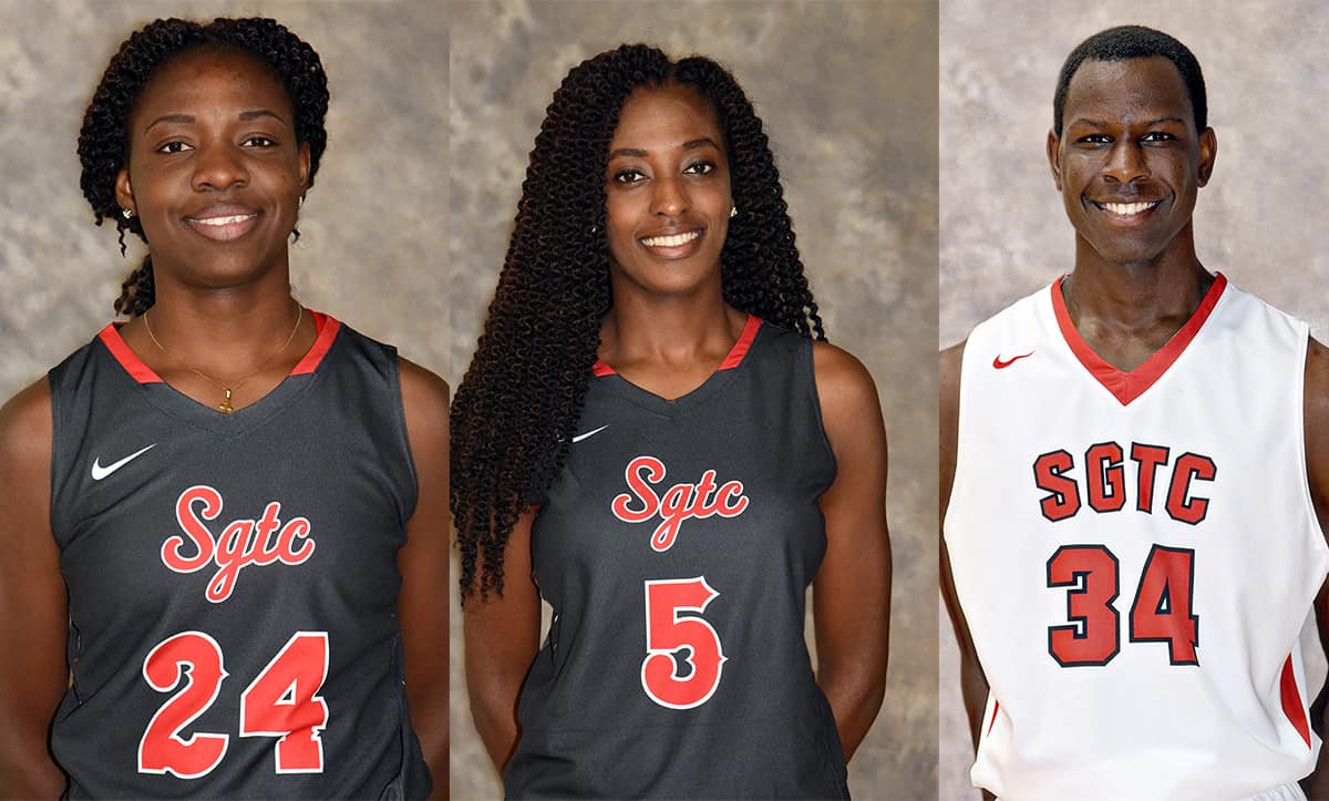 Three South Georgia Technical College Lady Jets and Jets were included in NJCAA individual rankings recently. Esther Adenike (24), Houlfat Mahouchiza (5) and Marquel Wiggins (34) were recognized for their talents on the court.