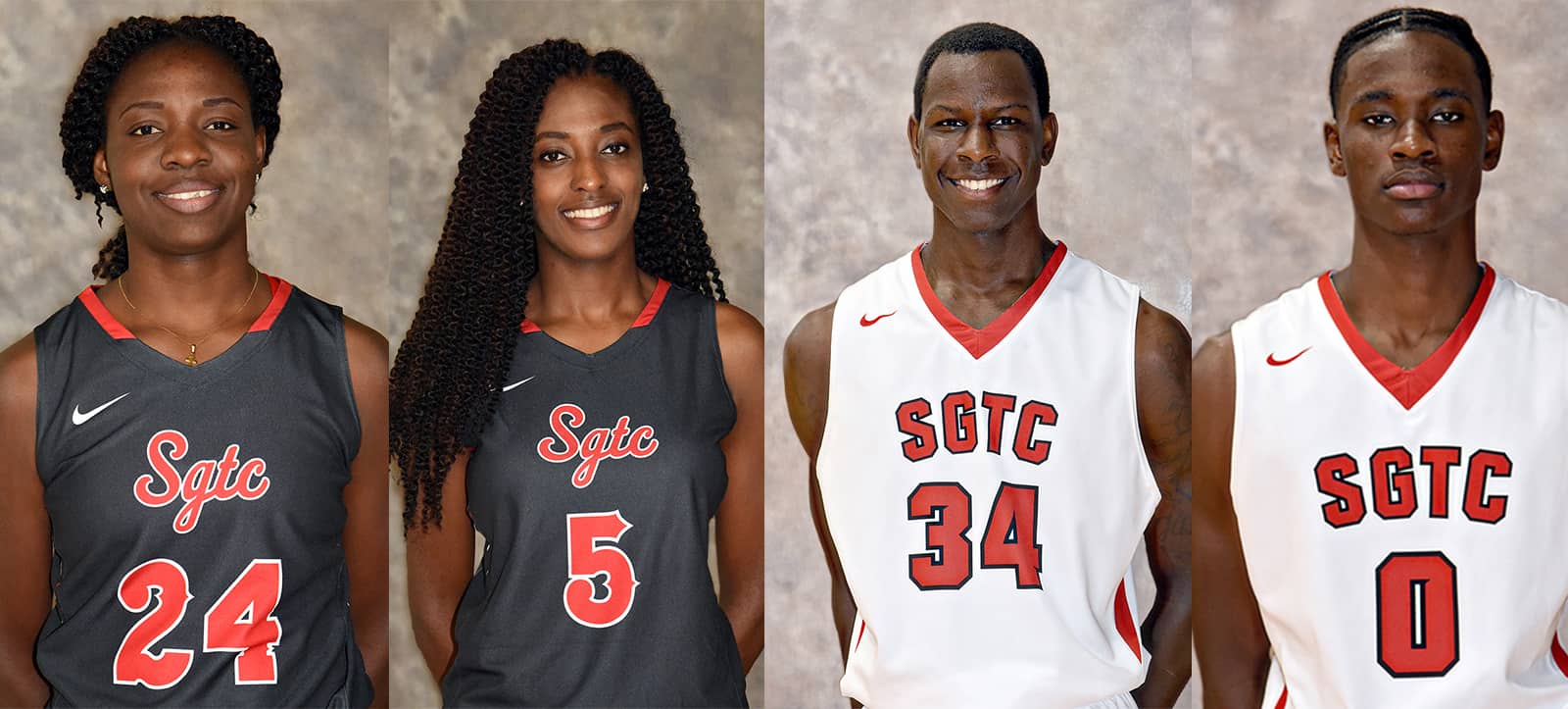 Four South Georgia Technical College Lady Jets and Jets were included in NJCAA individual rankings recently. Esther Adenike (24), Houlfat Mahouchiza (5) Marquel Wiggins (34) and DeVante Foster (0) were recognized for their talents on the court.