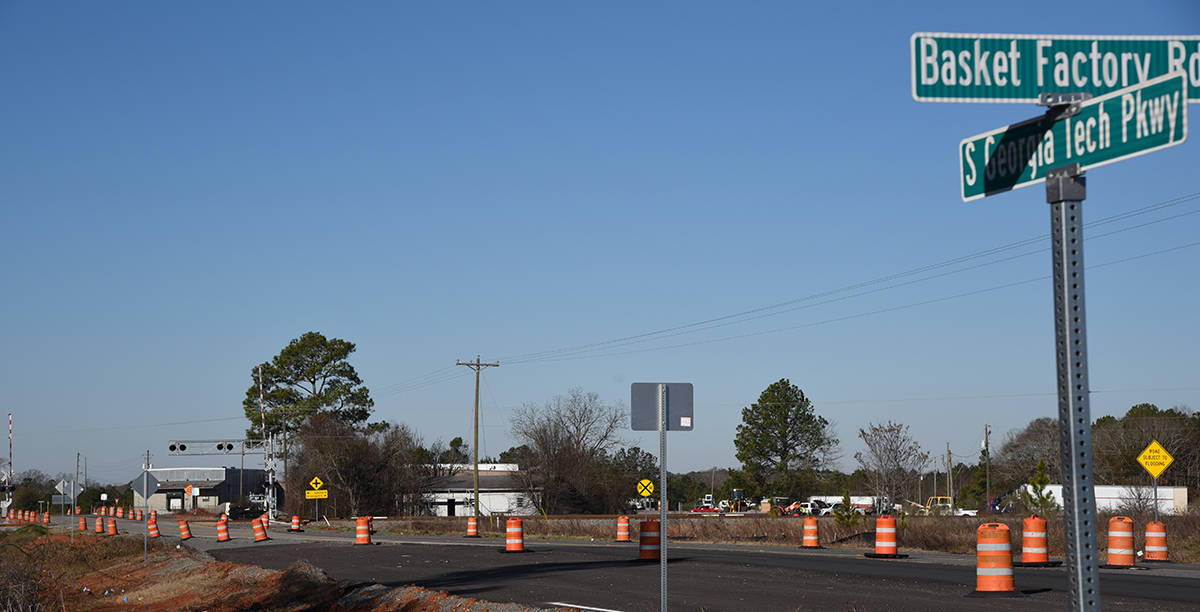 The area of South Georgia Tech Parkway by the railroad crossing below South Georgia Technical College is set to be closed beginning Thursday, February 8th through February 22nd.