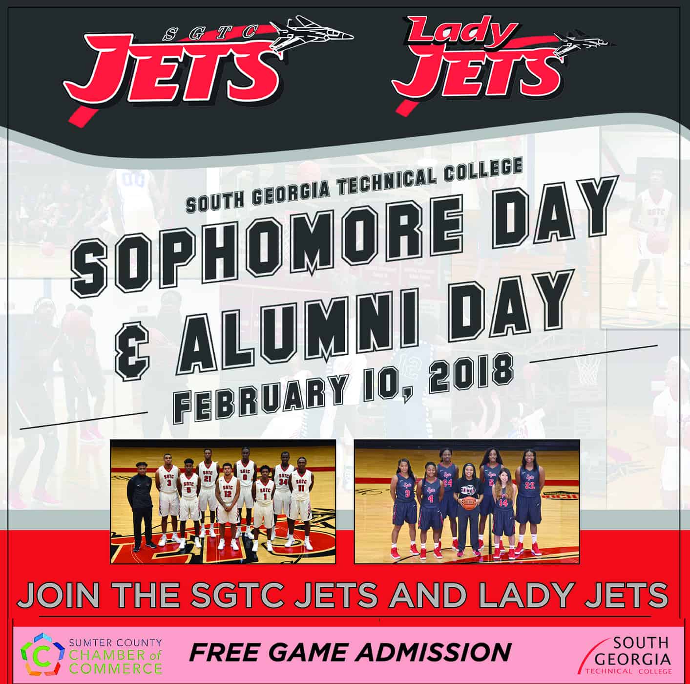 Sophomore and Alumni Day set for February 10th at SGTC.