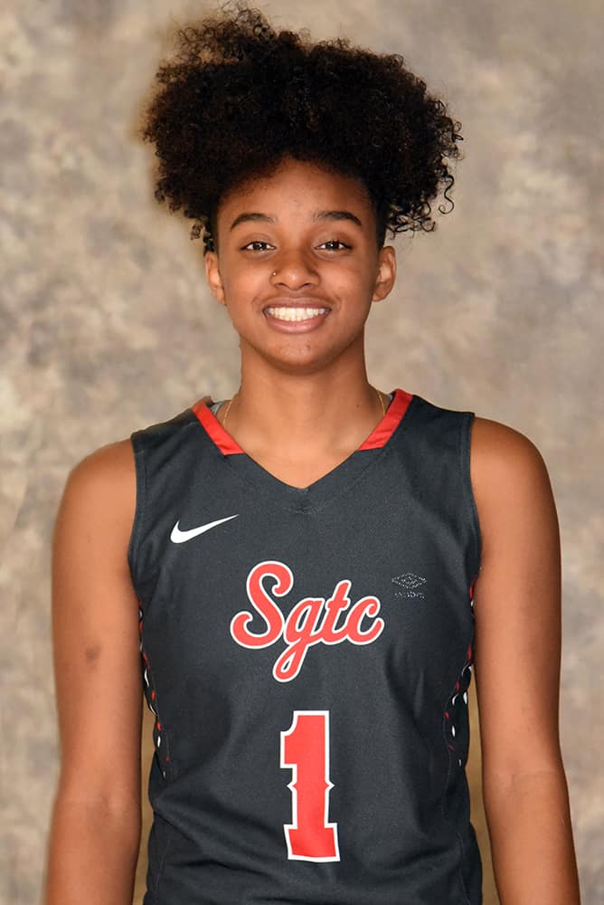 SGTC Lady Jet Ricka Jackson (1) was selected as the MVP for the NJCAA Region XVII tournament which South Georgia Technical College won recently.