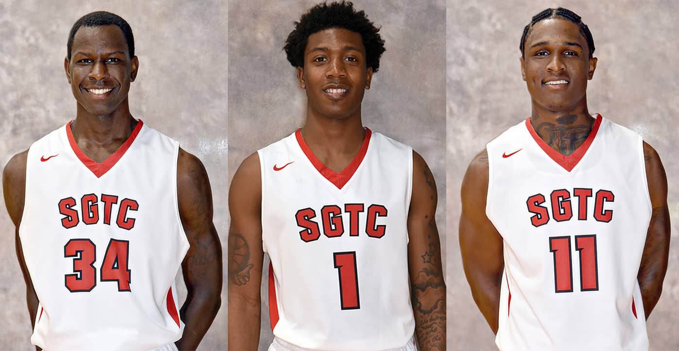 South Georgia Technical College Jets Marquel Wiggins (34), Rico Simmons (1), and Dawan Bass (11) selected to the GCAA All-Region teams for the 2017 – 2018 season.