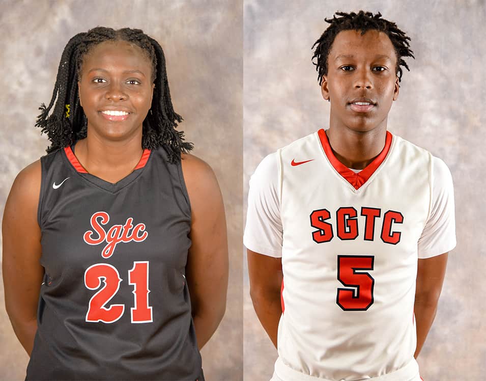 Bigue Sarr, 21, posted two double-doubles in wins against Andrew College and East Mississippi and then Justin Johnson, 5, had a total of 30 points in the Jets’ two games.