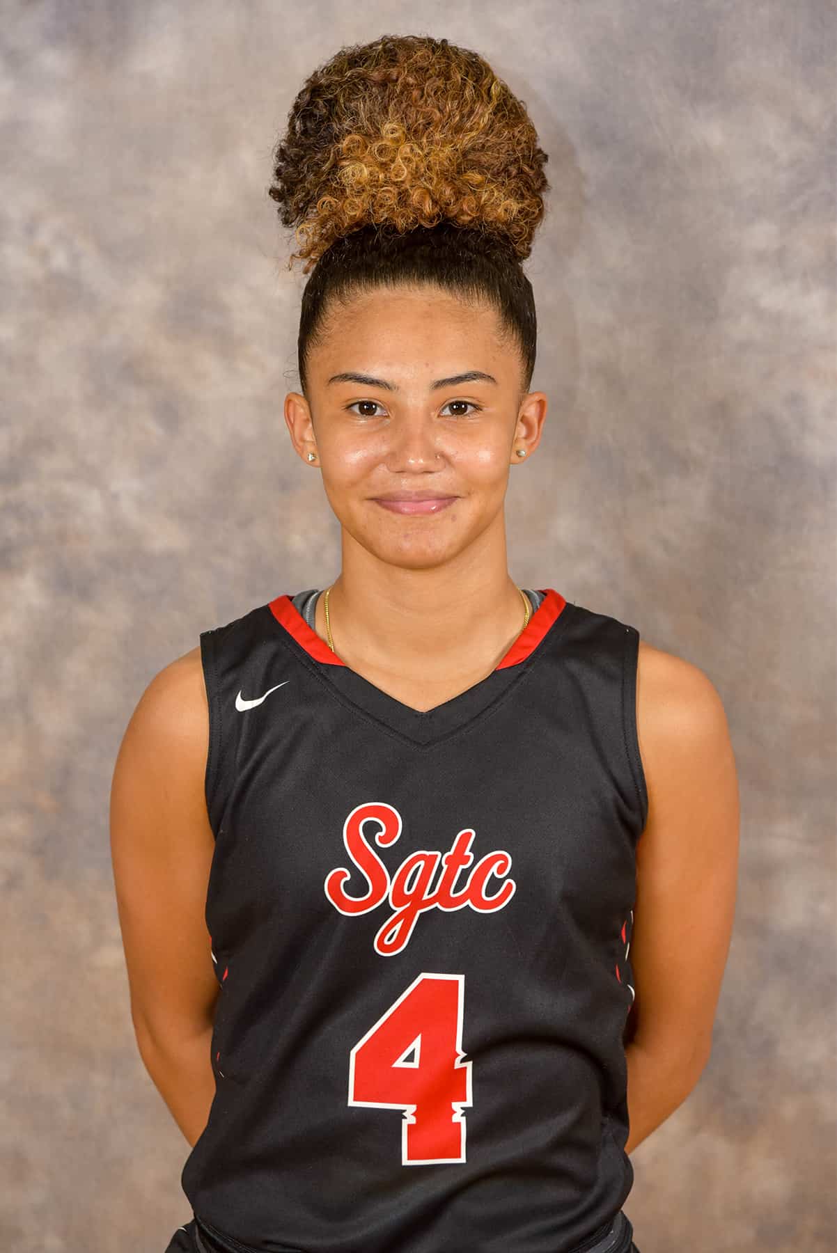 Alyssa Nieves, 4, was the leading scorer for the Lady Jets with 14 points in the game against East Georgia State College