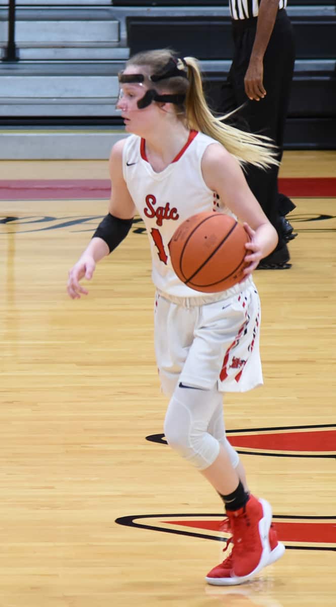 Anna McKendree, 14, was perfect on the night, scoring 24 points and hitting each one of her attempted shots.
