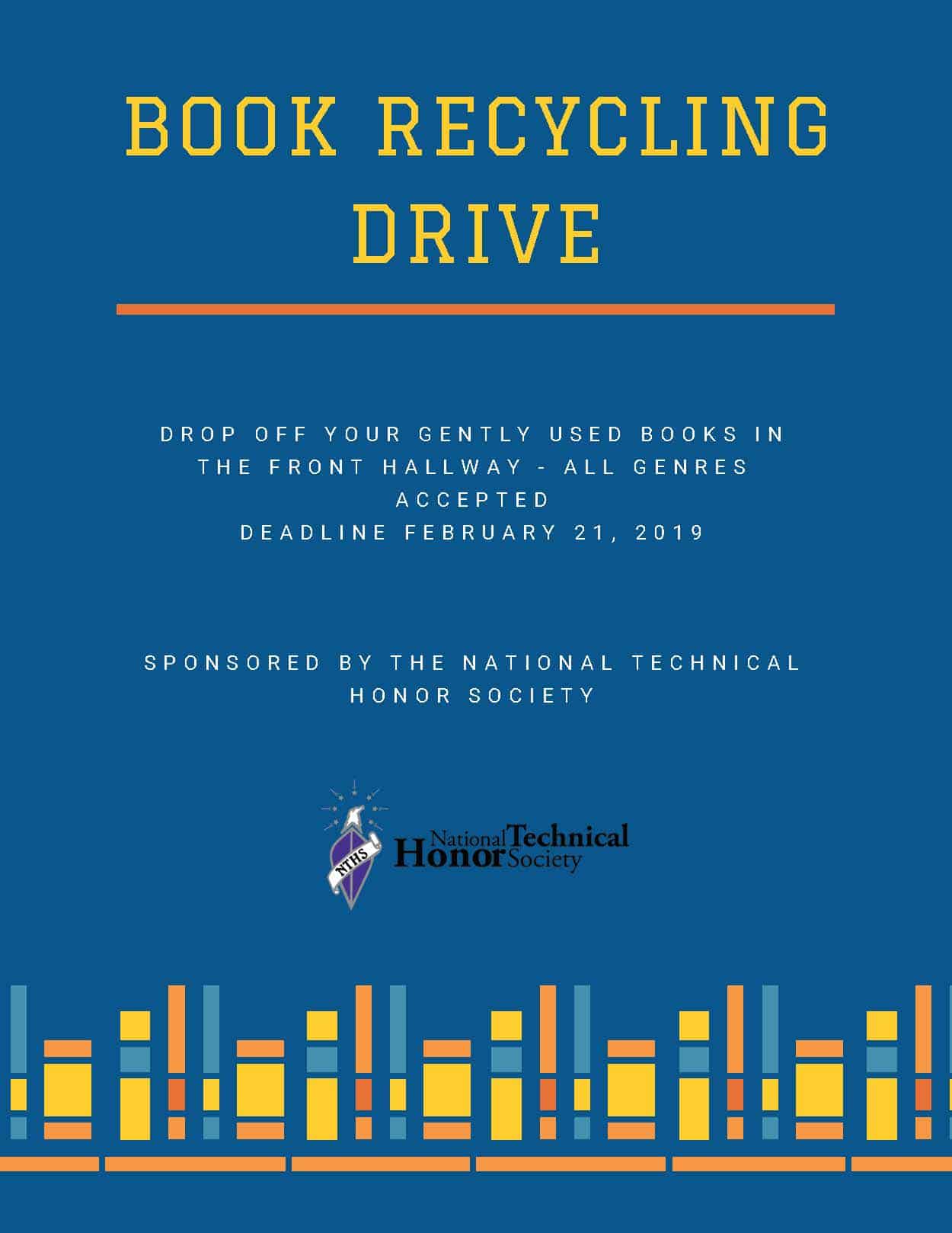 Flyer for Book Recycling Drive