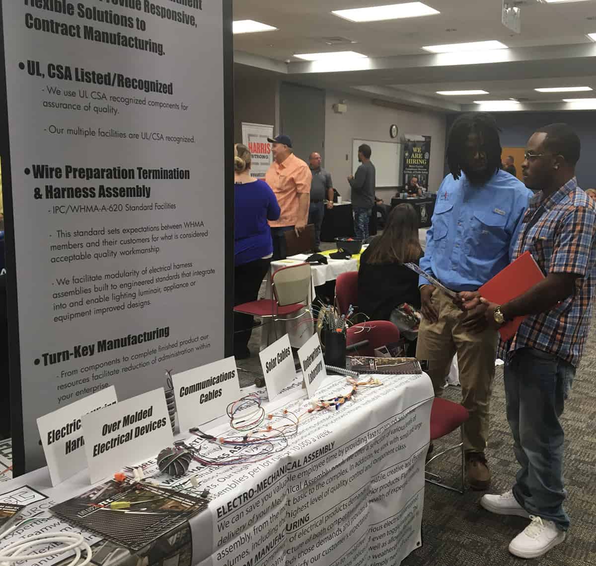 A large crowd turned out for the Job Fair at the South Georgia Technical College Crisp County Center.