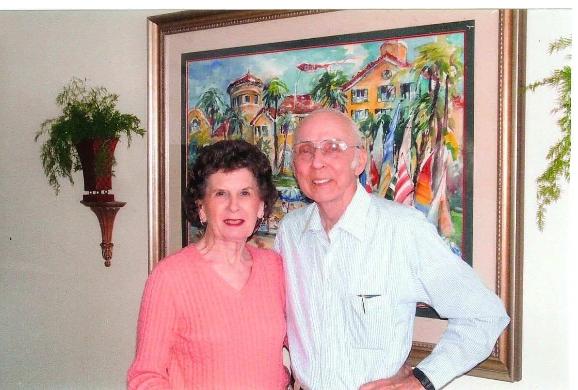 The late Roy Parker and his wife, Liza