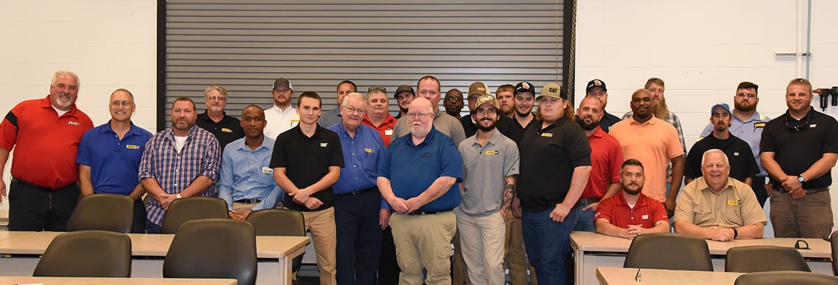 Shown above are the individuals who participated in the largest ever Caterpillar ThinkBIG Mentor Training at South Georgia Technical College in Americus.