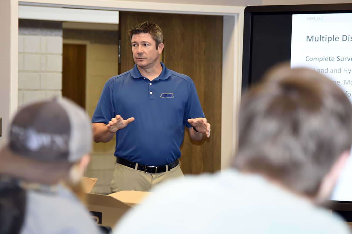 Chad Thurner, Office Manager for SAM Surveying and Mapping, LLC in Tallahassee, FL, discusses career opportunities for SGTC Drafting Technology students.