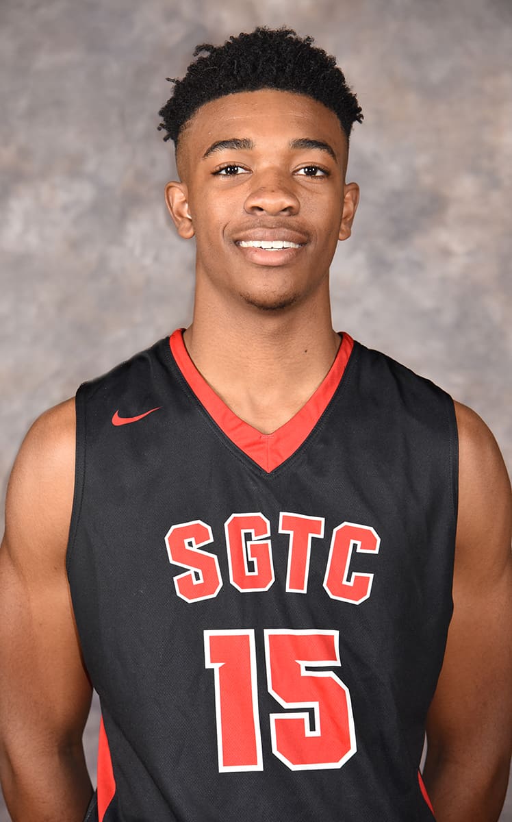 Jordan Stephens, 15, was the leading scorer for the Jets with eight points in the overtime loss to Gordon State.