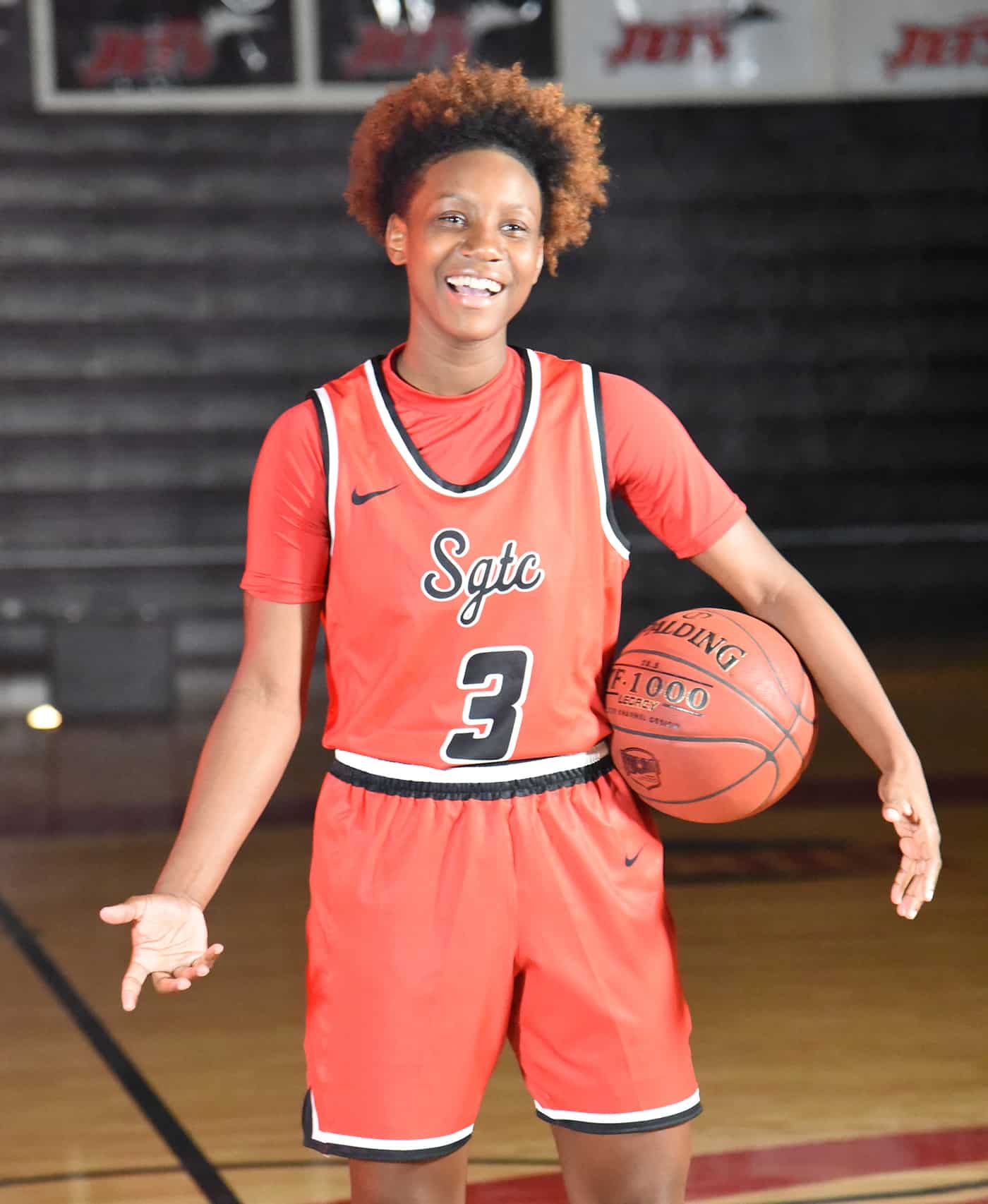 Niya Guudelock, 3, was the leading scorer for the Lady Jets against Georgia Highlands in Rome.