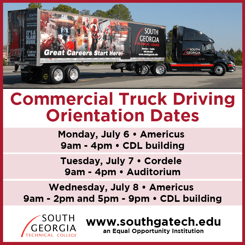 SGTC Commercial Truck Driving orientation scheduled SGTC