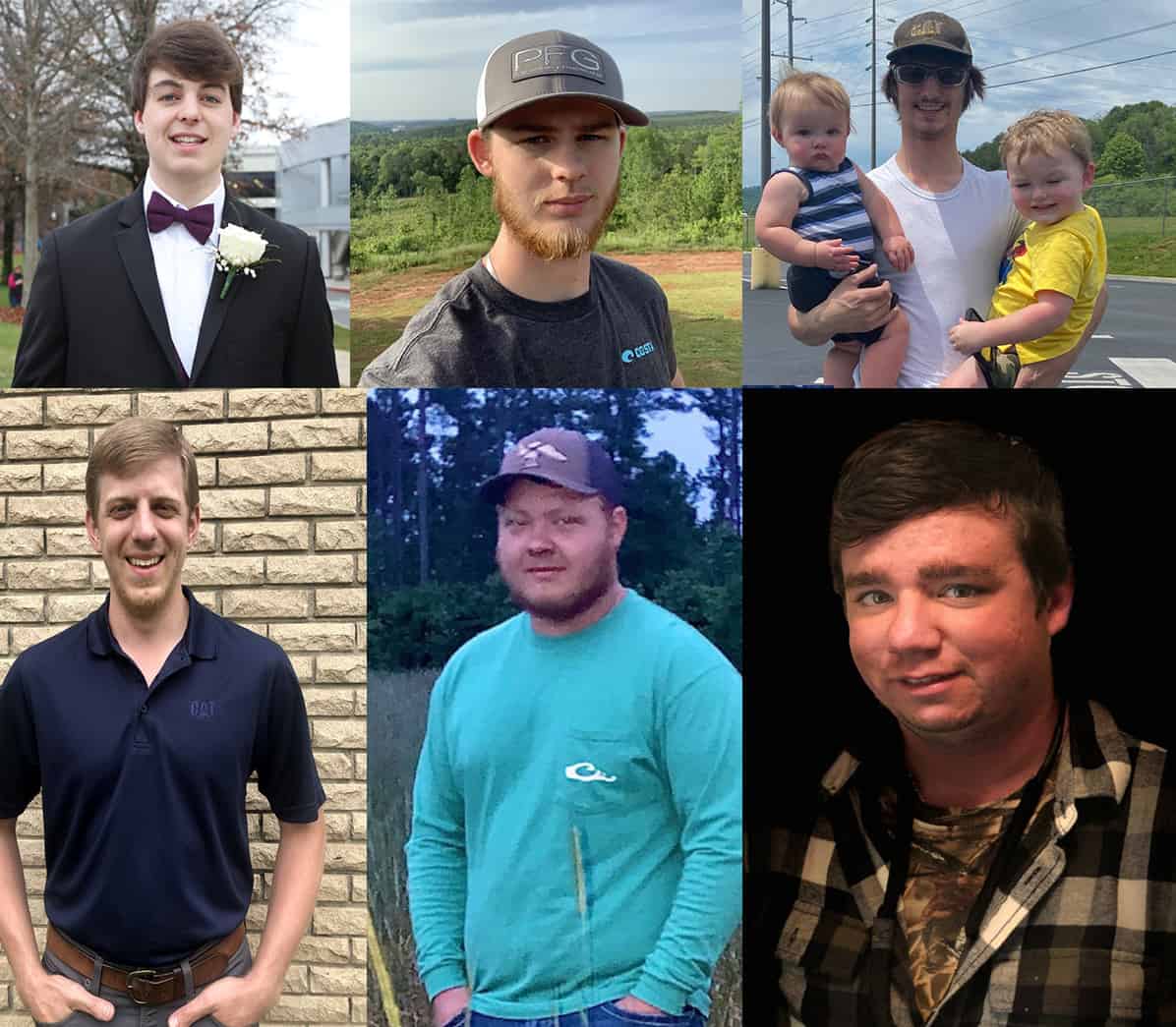 Shown above are the SGTC Thompson Tractor CAT students who were awarded the 2020 Adrian “Goose” Johnson tool scholarships. Shown (top left to right) are: Colton Rains, Caleb Smith, and Brett Lacy. Shown (bottom l to r) are: Lance Garrett, Noa James, and Quinton Zirlot. Not shown are: Garrett Sanford, and Clay Stewart.