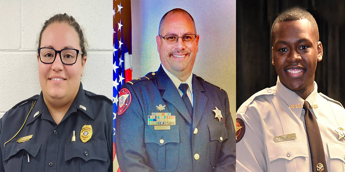 Shown above (l to r) are Amneh Laursen, Chris Owens, and Monteze McCall who were awarded the Smarr-Smith Scholarships at South Georgia Technical College.