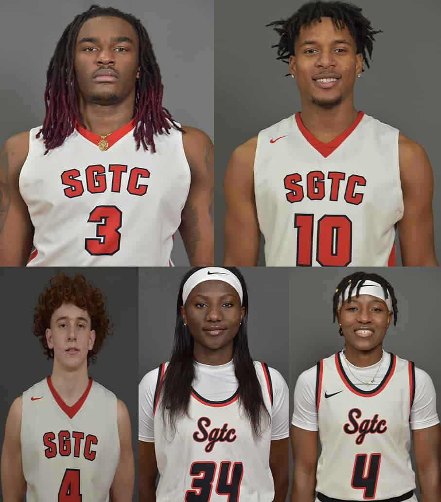 Five South Georgia Technical College basketball players are ranked nationally for their individual efforts. They include Lady Jets: Femme Sikuzani (34) and Veronica Charles (4). The Jets earning national recognition include the nation’s best rebounder Jalen Reynolds (3), Will Johnson (4), and Marvin McGhee (10).