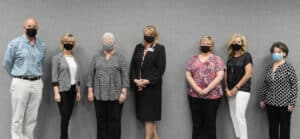 Pictured left to right: David Wade, City of Cordele; Julie Partain, SGTC Dean of Enrollment Management; Carol Arflin, Planter First; Jessica Carter, Crisp Regional Hospital; Becky Fitzgibbons, Crisp County Power Commission; Teresa Jolly, SGTC Business Technology Instructor; and Karen Bloodworth, SGTC Accounting/Marketing Management Instructor