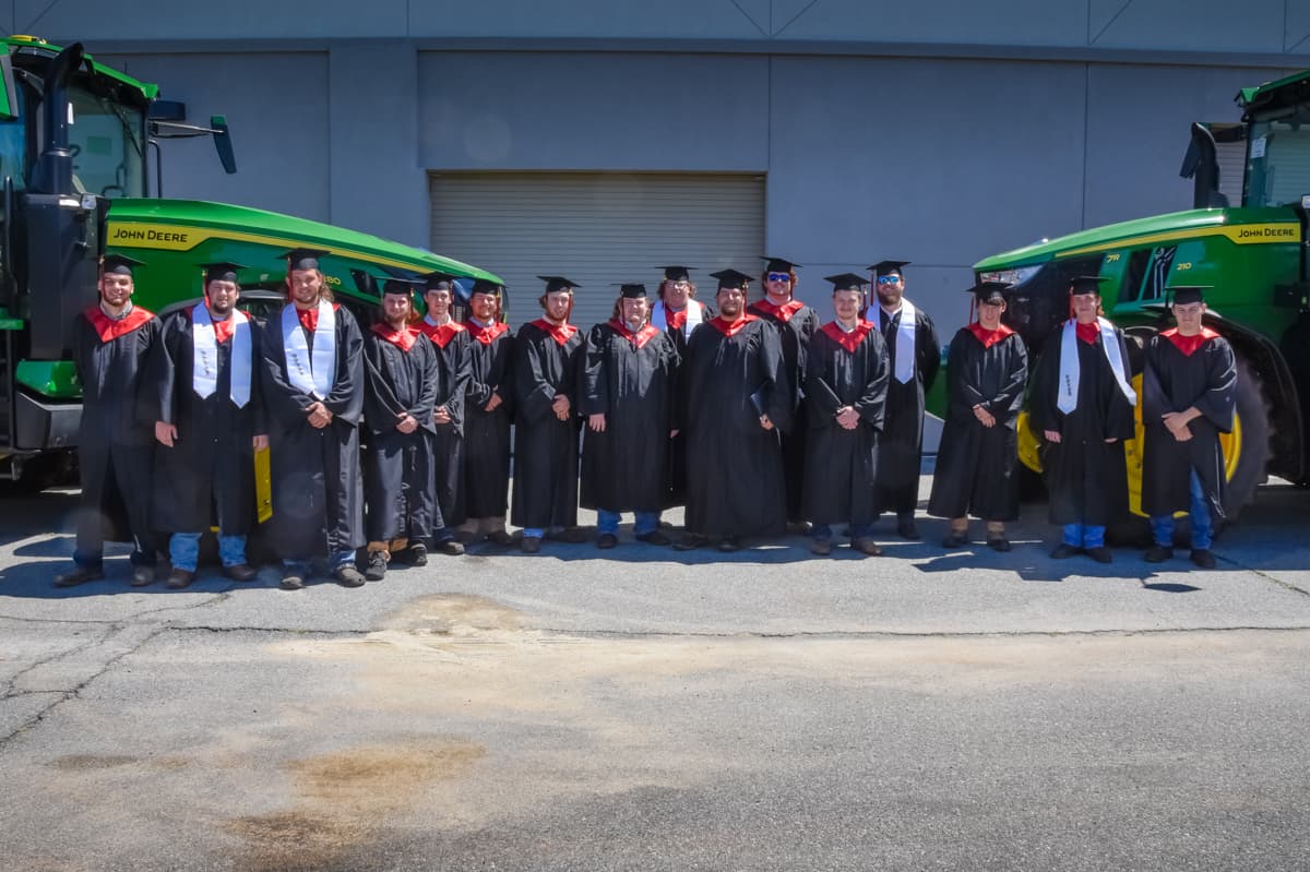 Pictured here are the latest graduates of the Agricultural Technology program at SGTC. The program is a partnership between South Georgia Technical College and John Deere.