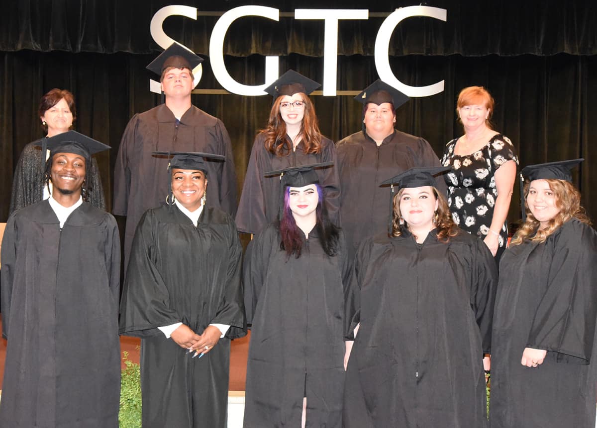 Shown above are the 2021 Sumter County High School Equivalency graduates and their instructors.