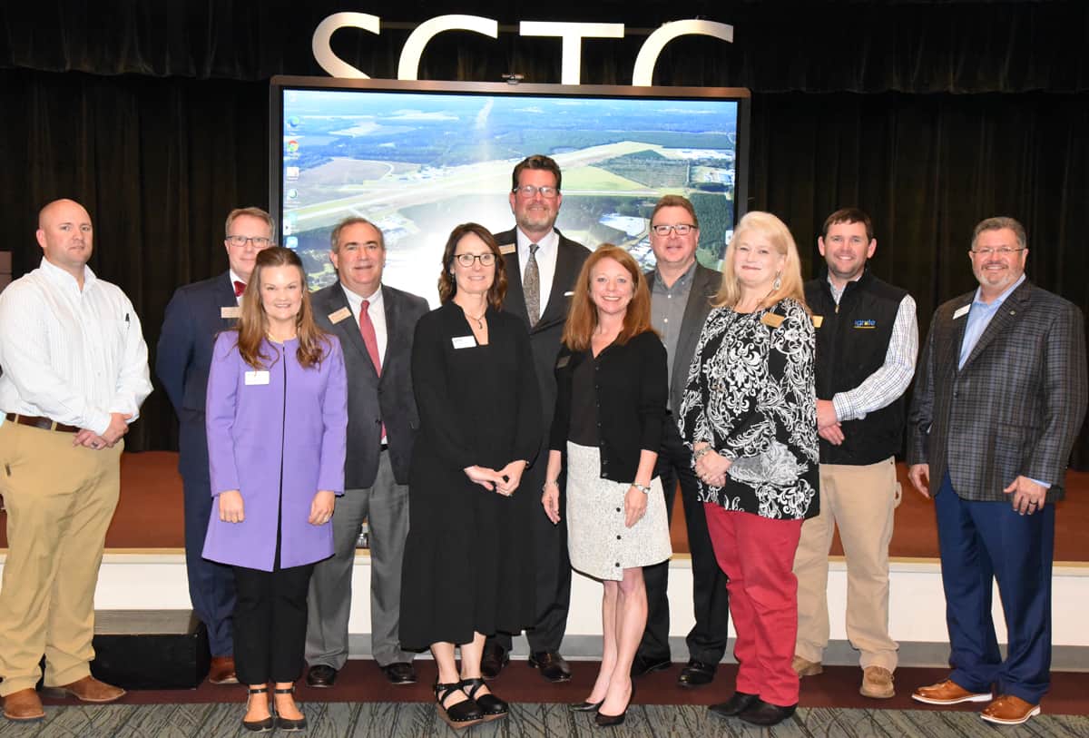 South Georgia Technical College President Dr. John Watford (third from left) and Georgia Power’s and SGTC Board of Directors Chairman Don Porter (second from right) are shown above with individuals included in the Internship Coordination Meeting recently. Also shown are Sumter County Schools Young Farmer Coordinator Phillip Gentry, SGTC Vice President of Academic Affairs David Kuipers, SGTC Director of Business and Industry Services, Sumter County Schools CTAE Director John Drew, and Dr. Don Gilman, IGNITE CCA President and CEO along with Georgia Power Education Coordinator Kim Weaver, SCS Work Based Learning Coordinator Betty Suggs, SGTC Institutional Effectiveness and Grants Coordinator Nancy Fitzgerald and Heidi Goodin of the Chattahoochee Flint RESA office. Not shown is Georgia Power Talent Acquisition’s Kenny Holiday.