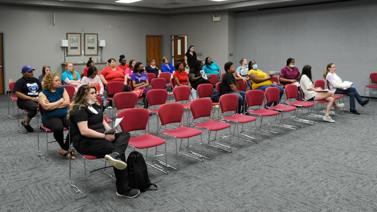Potential LPN students attended a recent information meeting on South Georgia Technical College’s LPN program on the Cordele campus.