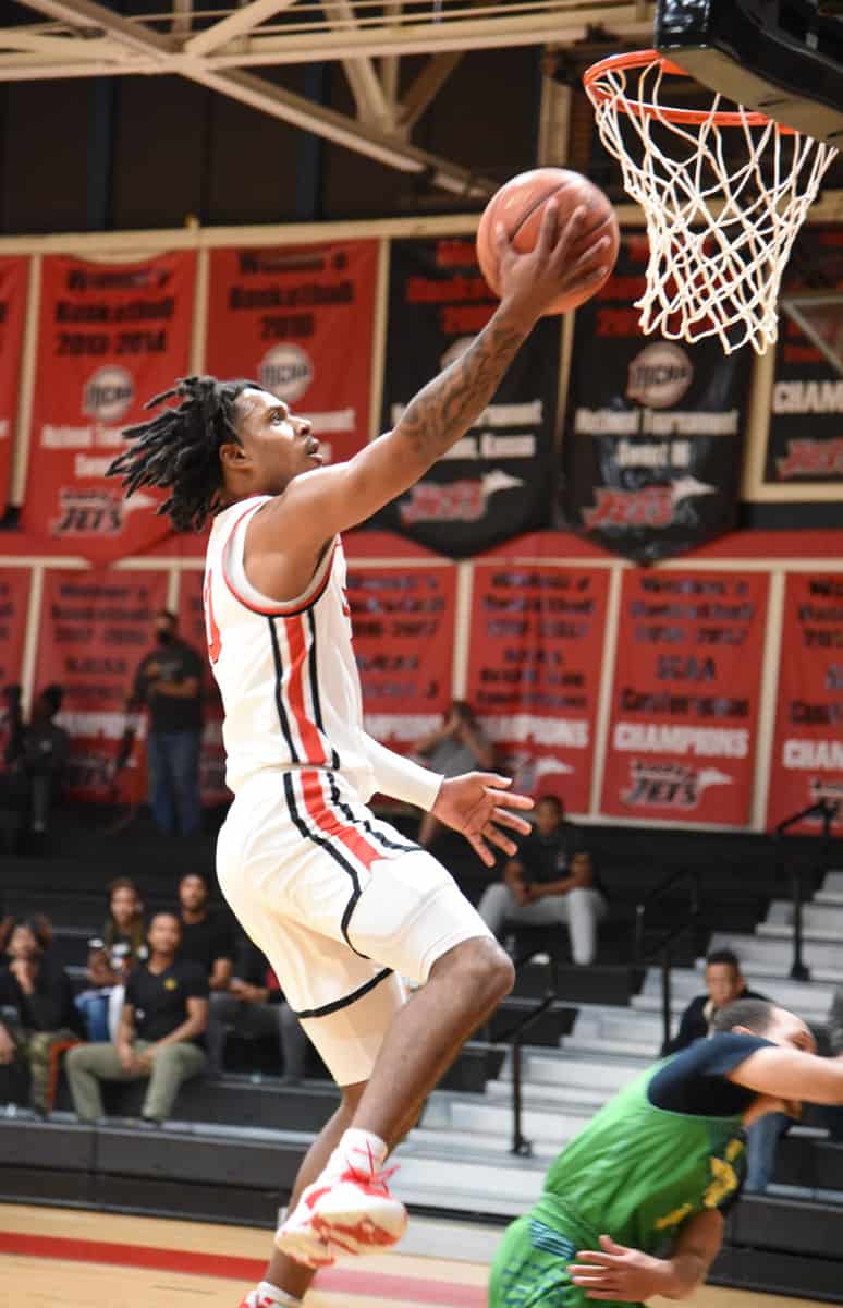 Marvin McGhee, III, scored 19 points to lead the Jets to victory in the NJCAA Region XVII tournament. The Jets will play South Georgia State in Rome in the semi-finals at 6 p.m. Friday, March 4th at Georgia Highlands.