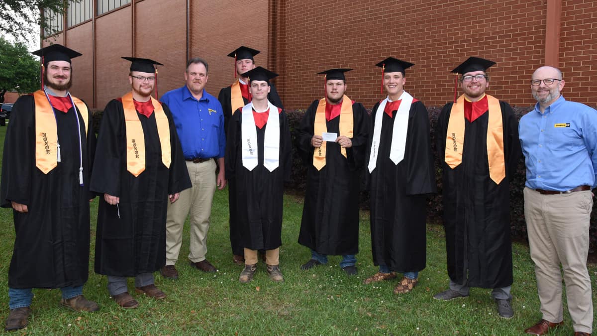 Shown above are a group of the Caterpillar Stowers students that earned an Associate of Applied Science Spring Semester in the Caterpillar Heavy Equipment Dealer’s Service Technology Program. Many of the students were Presidential and Honor graduates.