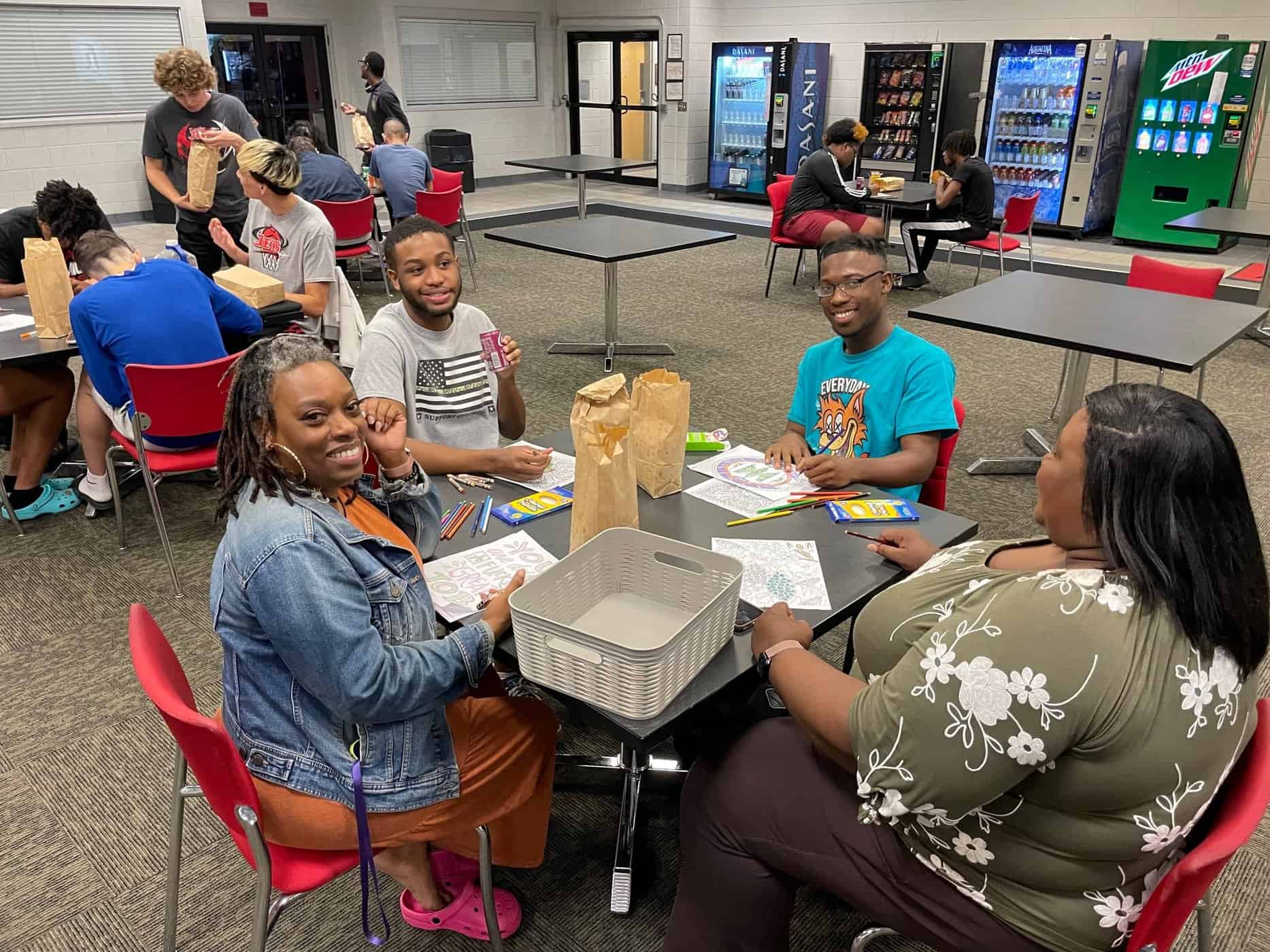Participants in the recent National Coloring Day Event