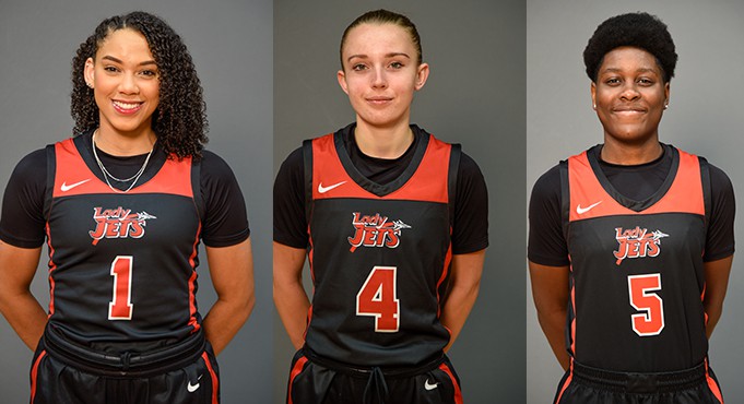 Luana Leite, 1, Alexia Dizeko, 5, and Veronika Palfi, 4, of South Georgia Technical College have all bee named GCAA Players of the Week during the first three weeks of the season.