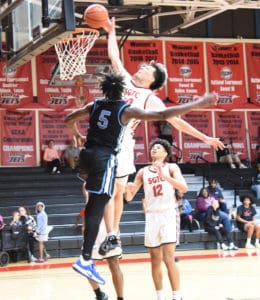 Nathan Wilson, 20, was the top scorer for the Jets against the CVCC Pirates.