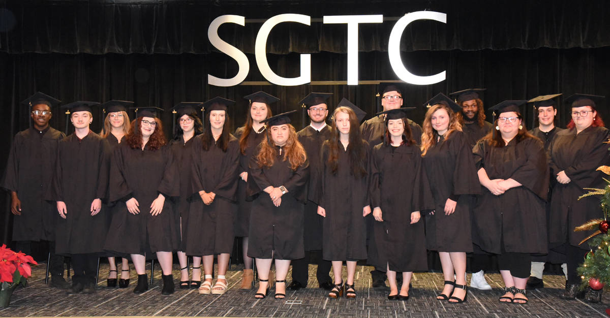Shown above are the 2023 High School Equivalency graduates who participated in the SGTC graduation ceremony.