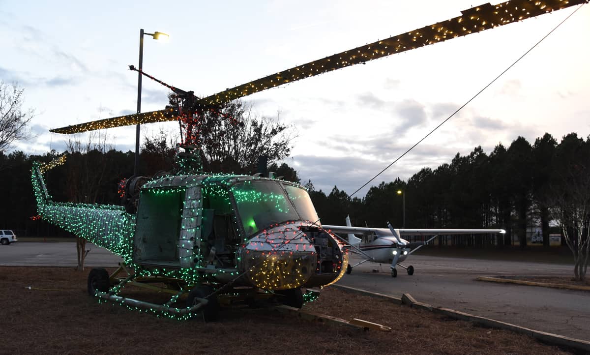 Community votes the Aviation Maintenance Display as the top exhibit in the Light Up Your Future event.