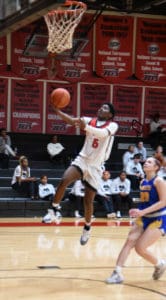 South Georgia Technical College sophomore Alexia Dizeko, 5, was the top scorer for the Lady Jets in their Holiday Classic games with 19 points against Chattahoochee Valley and 16 points against Tallahassee.