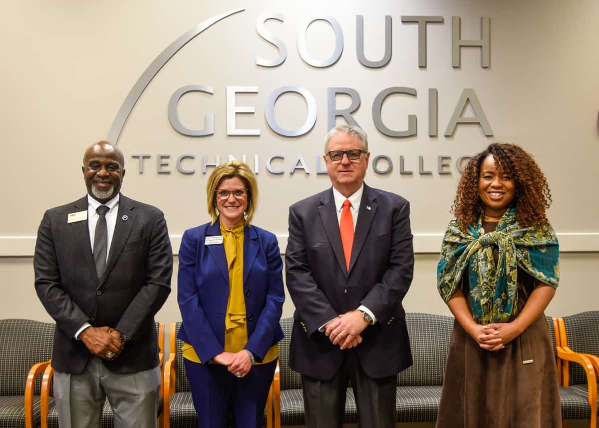 Photo: Pictured are members of the SGTC GOAL selection committee for 2023 (l-r) Walter Knighton, Dr. Marnie Dutcher, Richard McCorkle, and Amber Batchelor. Not pictured is Rev. Michael Coley.