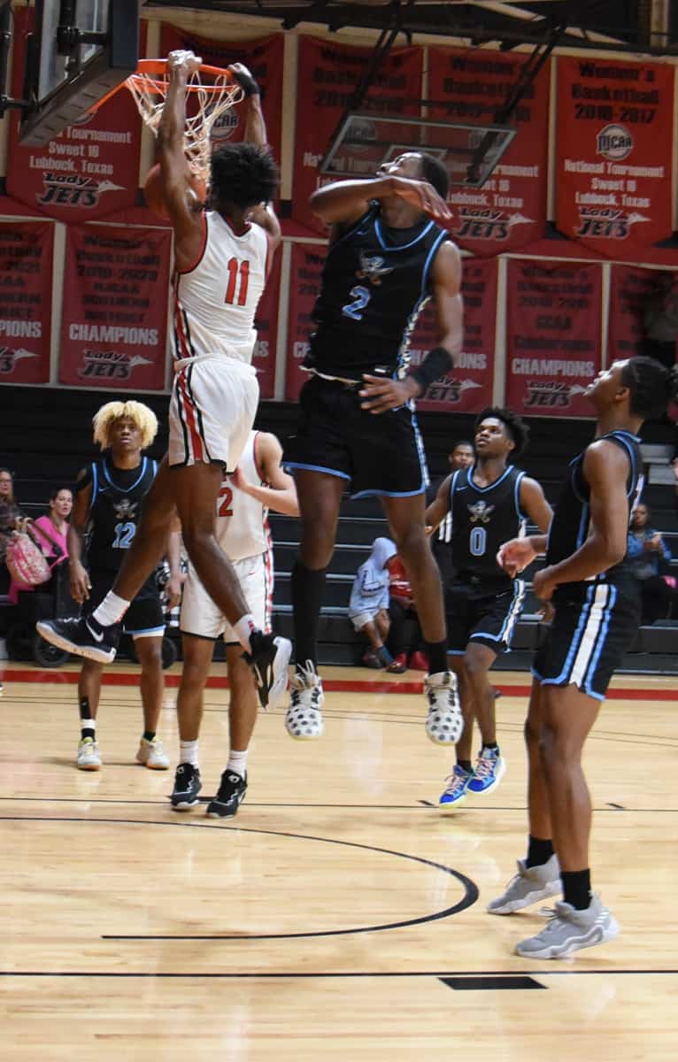 Bryce Turner, 11, came off the bench to lead the Jets against Georgia Highlands with 13 points.