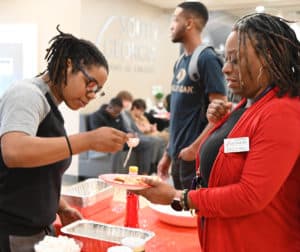 SGTC students and faculty and staff enjoyed the Make Your Own Doughnut event!