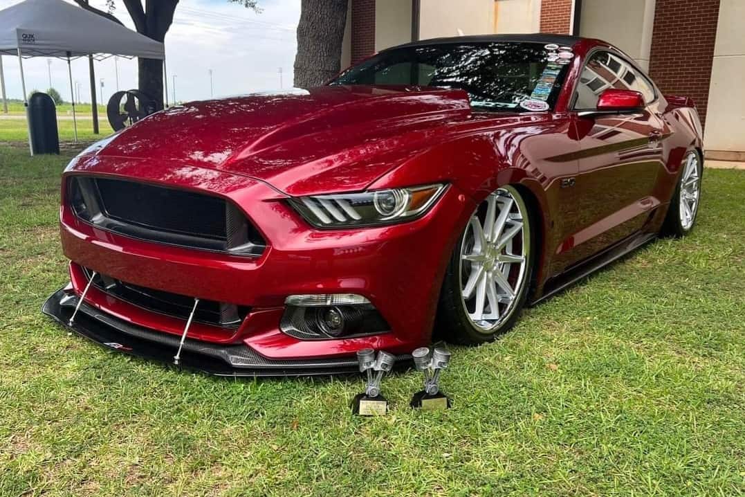 Barry Carson took first place in the Best in Show Car category as well as first place in the Best New Car with his 2016 Mustang GT at the South Georgia Technical College Car Show recently.