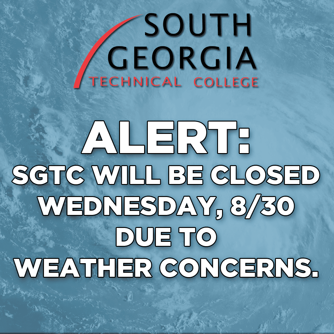 SGTC to close Wed. August 29 due to weather concerns.