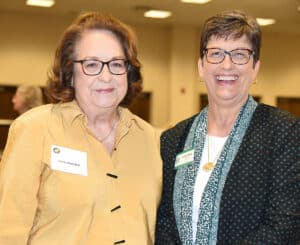 Magnolia District of the Garden Club of Georgia Event Chairperson Faye Frazier is shown above with The Garden Club of Georgia President Lisa Hall.