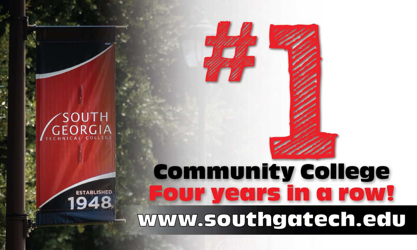 South Georgia Technical College is recognized for the 4th consecutive year as being named the best two-year college in Georgia.