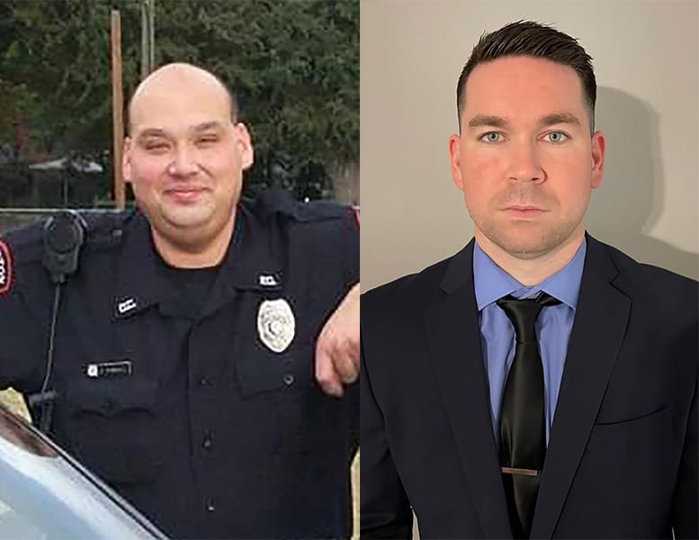 Sergeant Charles Allen Barnhill of the Leesburg Police Department and Andrew Lee of the Georgia Department of Corrections received the Smarr-Smith Criminal Justice Scholarship from the South Georgia Technical College Foundation recently.