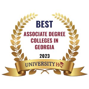 Shown above is the University HQ badge for South Georgia Technical College earning the 3rd best college in Georgia to earn an Associate Degree.