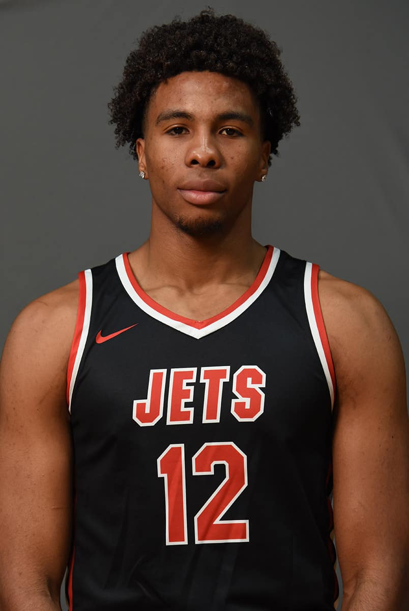 Jafeth Martinez, 12, was the top scorer for the Jets in the win over Gordon College. He had 16 points and six rebounds.