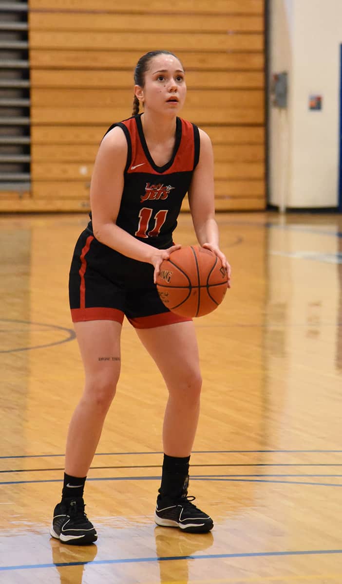 Vera Gunaydin, 11, was the top scorer for the Lady Jets with 20 points.