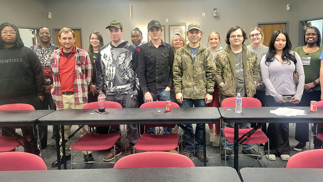 Pictured are students and instructors attending a recent workshop on resume writing held at the South Georgia Technical College Crisp County Center in Cordele.