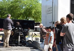 High school students really enjoyed the SGTC Racing Simulator