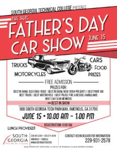 SGTC Father’s Day Car Show flyer.